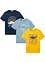 T-shirt (set van 3), bonprix