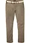 Regular fit stretch chino met rem, straight, bonprix