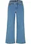 Wide leg jeans mid waist, cropped, bonprix