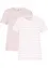 T-shirt met ronde hals van katoen (set van 2), bonprix