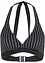 Halter bikinitop met gerecycled polyamide, bonprix