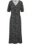 Jersey midi jurk in wikkellook, korte mouw, bpc bonprix collection