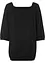 Katoenen shirtblouse met carréhals, halflange mouw, bonprix