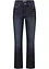 Cropped mid waist jeans, straight, bonprix