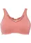 Bralette met borduursel en katoen, bpc bonprix collection