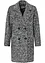 Lange peacoat met wol, cropped, bonprix