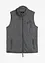 Mouwloos fleece vest met contrastkleurige paspels, bonprix