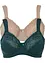 Minimizer bh met gewatteerde schouderbandjes (set van 2), bonprix