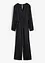 Satijnen jumpsuit in wikkellook, BODYFLIRT