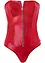 Bustier en string van imitatieleer (2-dlg. set), VENUS