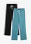 Katoenen sweatpants (set van 2), straight, bonprix