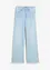 Wide leg stretch jeans high waist, bonprix