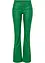 Imitatieleren flared broek, RAINBOW