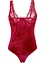 Fluwelen body ouvert, bonprix