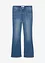 Mid waist stretch jeans, bootcut, bonprix