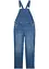 Meisjes denim tuinbroek, wide leg, bonprix