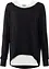 Longshirt en top in een viscosemix, bonprix