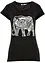 Katoenen shirt met print, korte mouw, bonprix