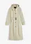 Kuitlange jas in trenchcoat stijl met afneembare capuchon, bonprix
