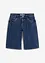 Wide leg jeans bermuda, mid waist, bonprix