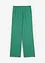 Wijde broek van gestructureerde jersey, high waist, bonprix
