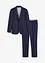 Pak met linnen, slim fit (2-dlg.), bonprix