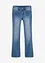 Flared jeans mid waist, stretch, bonprix