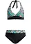 Halter bikini met gerecycled polyamide (2-dlg. set), bonprix