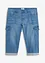 Loose fit 7/8 jeans met comfortband, straight, John Baner JEANSWEAR