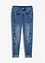 Slim fit jeans met mid waist, cropped, bonprix