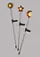 Solar tuinsteker zon, maan, ster (3-dlg. set), bonprix