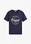T-shirt met V-hals van biologisch katoen, bonprix