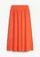 Crinkle maxi rok met brede, gesmokte band, bpc bonprix collection