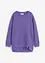 Oversized sweater met splitten van zachte badstof, bonprix