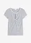 Gestreept shirt met cut-out, bonprix