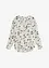 Blouse met een V-hals van soepele viscose, bonprix