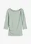 Shirt met drapering en 3/4 mouwen, bonprix