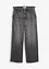 Wide leg stretch jeans met mid waist, bonprix