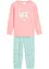 Meisjes pyjama van biologisch katoen (2-dlg. set), bonprix