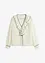 Chiffon blouse met volants, bonprix