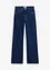 Wide leg jeans met high waist en biologisch katoen, bonprix