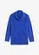 Oversized fluffy trui met een col, bonprix