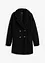 Korte oversized coat in wollen look, bonprix