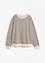 Oversized sweater met strepen, bonprix