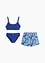 Meisjes bikini en zwemshort (3-dlg. set), bonprix