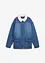 Jeansjas met teddy kraag, gewatteerd, bonprix