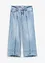 Wide leg jeans mid waist, cropped, bonprix