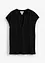 Henley shirt in een viscosemix met korte mouwen, bonprix