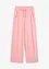 Wijde jersey broek van interlock, bonprix
