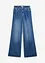 High waist jeans wide leg, bonprix